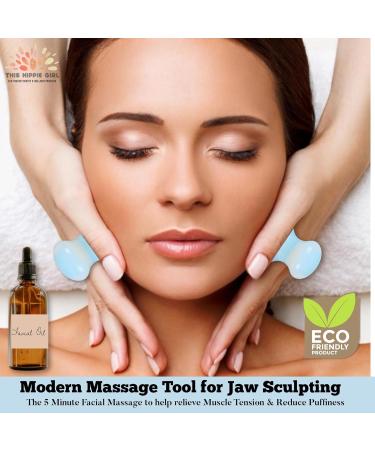 Buy Hippie Girl Gua Sha Mushroom Set | Jaw Sculpting & Opalite Stone Facial Massage Tools for Skin Treatment - Buy Online on GoSupps.com