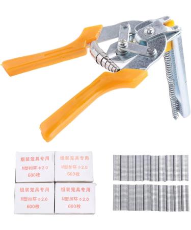 Qtynudy Type M Nail Ring Pliers Type M Nail Ring Pliers Type M Nail Ring Pliers Thickened for Manual Tying (M Nail +3000Clips) - Buy Online on GoSupps.com