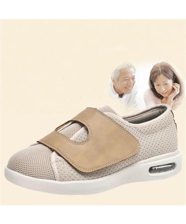 Diabetic Foot Shoes for Men - Extra Width Non-Slip Orthopedic Sneakers for Elderly | Adjustable & Breathable Foot Pain Relief (Black Size 12 - Buy Online on GoSupps.com