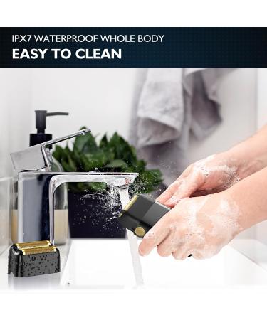 Ultimate Electric Razor for Men - Rechargeable Waterproof Foil Shaver with 3 Adjustable Speeds & LED Display for Close Shave | Ideal for Face Beard & Head - Buy Online on GoSupps.com