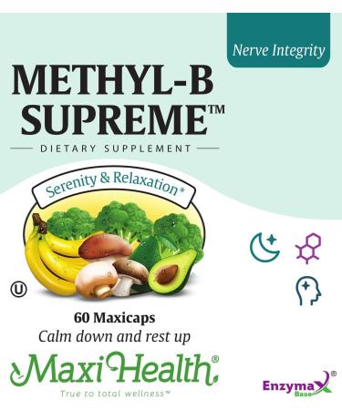 Maxi Methyl B Supreme Capsules 60 Count - Boost Energy and Support Overall Wellness - Buy Online on GoSupps.com