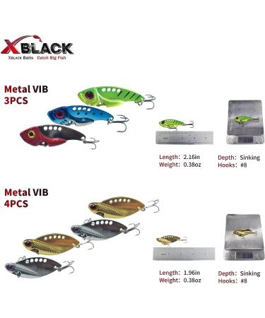 XBLACK Hard Fishing Lures Set Minnow Popper Jointed VIB Shrimp Frogs CrankBaits for Beginner Starter  XBLACK Baits  Catch Big Fish! 48 pcs-C - Buy Online on GoSupps.com