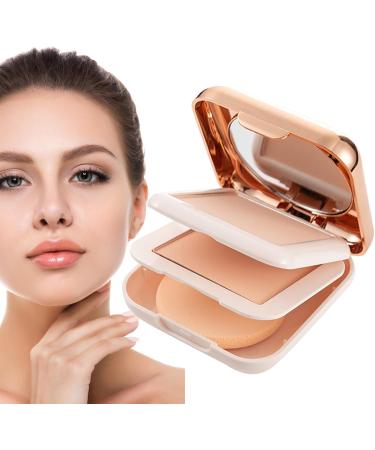 Linsition Face Powder Compact Double Layer Translucent Finish Powder MakeupLong Lasting Waterproof Face Makeup Pore Filler Oil Control Setting Powder Makeup for Coverage Natural Skin - Buy Online on GoSupps.com