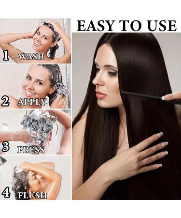 3 Pcs 3 in 1 Black Hair Dye Shampoo | Nourishing Semi-Permanent Gray Coverage for Men & Women | 100ml x 3 - International Shipping Available - Buy Online on GoSupps.com