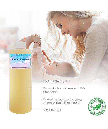 ROMERIZA INC. Baby Essential Fragrance and Body Oil - Adorable Baby Perfume Scent - 4 Fl Oz - Buy Online on GoSupps.com