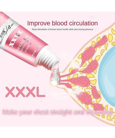 Reem Geafftar Breast Enhancement Cream Natural Breast Enlargement Firming and Lifting Cream Nourishing for Push Up Bust with Perfect Body Curve for All Skin Types - Buy Online on GoSupps.com