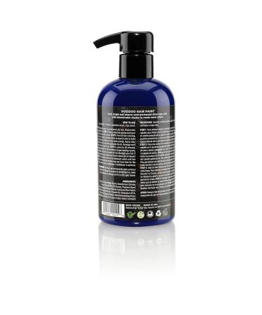 VOODOO Blue Hair Paint (Serenity) 8 Oz | Vegan & Cruelty-Free Temporary Hair Dye | Bright Vivid Color | Ammonia Sulfate & Paraben-Free Semi-Permanent Hair Color - Buy Online on GoSupps.com