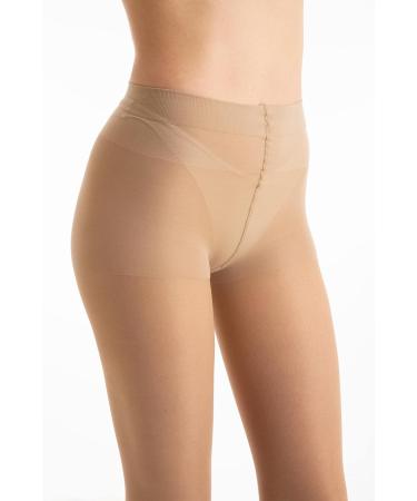 Relaxsan Basic 880-140 Denier Moderate Support Tights 18-22 mmHg - Size Medium, Skin Color - Buy Online on GoSupps.com