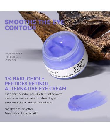 Bakuchiol Retinol Alternative Eye Cream | Dark Circles Puffiness & Fine Lines | Plant-Based Peptide Treatment - Buy Online on GoSupps.com