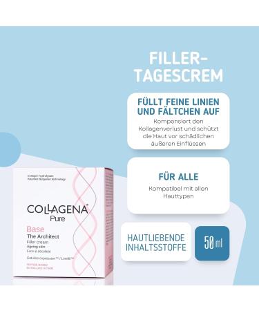 Collagena Pure The Architect Filler day cream lifting and ripples supplementation - Buy Online on GoSupps.com