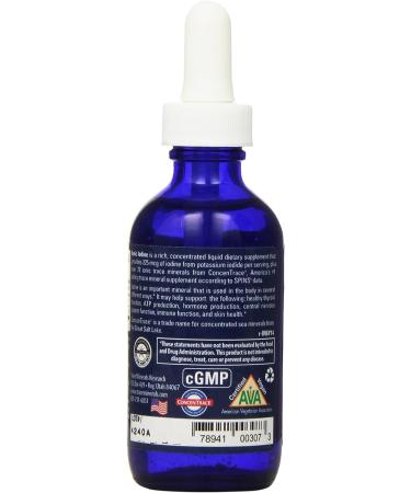 Ionic Iodine Supplement | Potassium Iodide for Hormones, Nervous System, Skin & Immunity | Non GMO, Vegan, Gluten Free | 2oz - 225mcg/serving - Buy Online on GoSupps.com