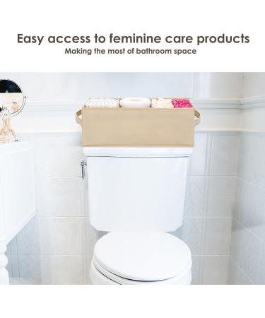 Wanapure Tampon Holder - Multi-Functional Bathroom Organizer with Lid & 3 Movable Partitions | Privacy & Shark Week Storage Solution - Buy Online on GoSupps.com