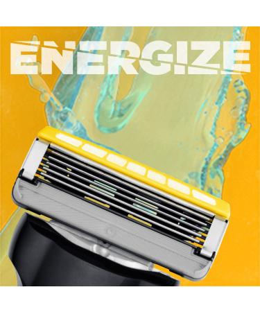 Schick Hydro 5 Sense Energize Razor Refills for Men - Pack of 4 - Buy Online on GoSupps.com
