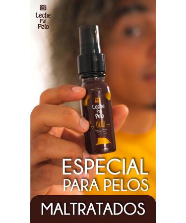 Leche Pal Pelo Oleo Hair Oil Treatment with Argan, Macadamia, Coconut & Shea Butter - Repair Serum for Frizzy & Damaged Hair - 1.2 fl. oz - Buy Online on GoSupps.com