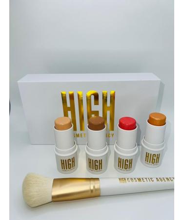Professional 4 Piece Contour Set - Long Lasting Cruelty Free Makeup Kit | Beauty Creations Crystalline Artist Collection - Buy Online on GoSupps.com