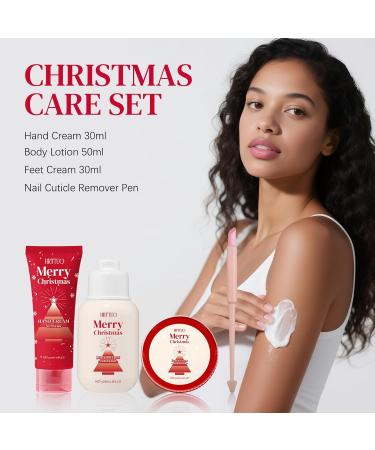 Christmas Body Care Gift Set for Women - Fragrance Moisturizing Body Lotion Hand Cream and Foot Cream Repair & Nourishing Dry Skin Rough Hands and Feet Skin Care Birthday Gift for Her (1) - Buy Online on GoSupps.com