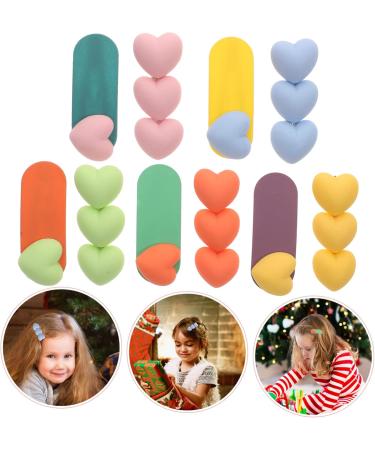 Beaupretty 5 Pairs Love Color Matching Hair Clip Cute Hair Clips Teen Hair Accessories Hairpin Snap Hair Clips for Women Toddler Barrettes Headgear Girl Material: Plastic Child - Buy Online on GoSupps.com