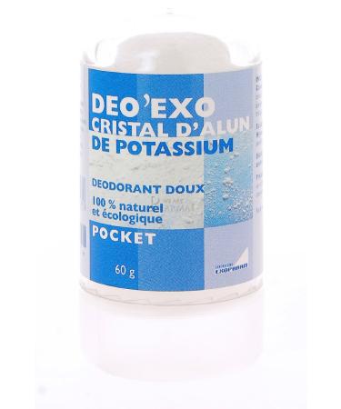 Dermophil Exopharm Deo'Exo Potassium Alum Crystal Pocket 60g
