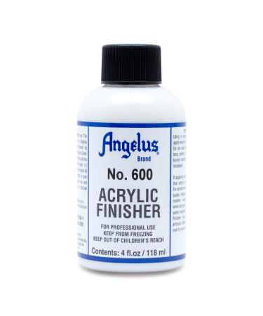 Angelus Brand Acrylic Leather Paint Finisher compatible with Wool  No. 600-4oz
