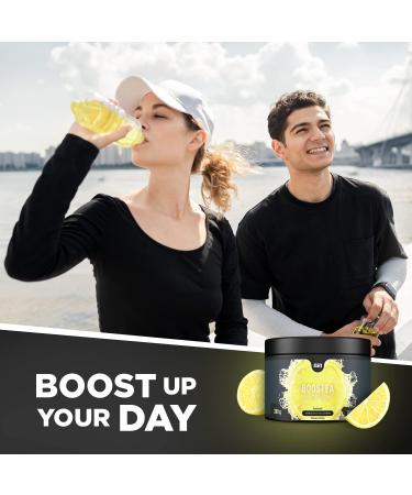 ESN Boostea | Infused Ice Tea Lemon 2 x 200g | Vegan Caffeine Booster | Free Shaker | Quality Made in Germany - Buy Online on GoSupps.com