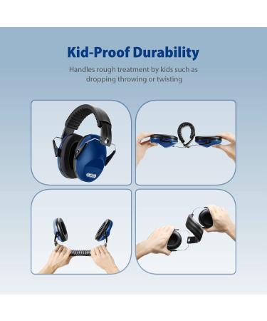 Dr.meter Ear Defenders Children Children Ear Defenders SNR 27dB Protective Earmuffs with Noise Blocking Children Ear muffs for Sleeping Studying Adjustable Head Band Navy blue - Buy Online on GoSupps.com