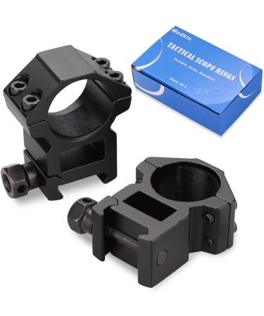 Modkin High Profile Scope Rings - 1 Inch Set of 2 | Rifle Scope Mount for Picatinny Rail - Buy Online on GoSupps.com