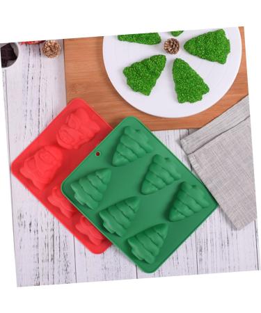 KICHOUSE Christmas Decor Christmas Baking Molds Silicone Molds Ice Cubes Chocolate Pastry Mould Cake Mold Mousse Mold Fudge - Buy Online on GoSupps.com