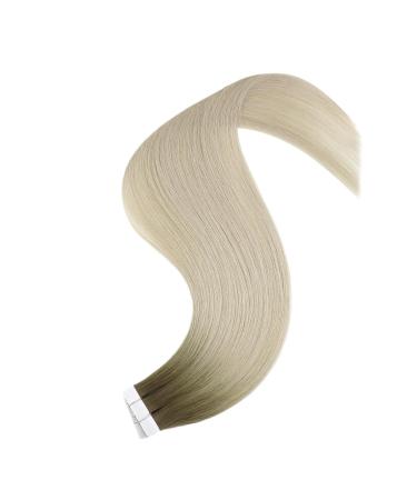 Youngsee Virgin Tape Extensions | Real Hair Balayage 45cm | Invisible Light Brown Ombre Blond | 5pcs 12.5g #9a/10/800 - Buy Online on GoSupps.com
