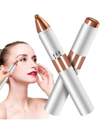 Bewinner 2in1 Mini Facial Hair Removal for Women Compact Portable Facial Shavers Multifunctional Fast Nose Hair Trimmer for Men and Women