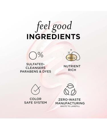 Pantene Nutrient Blends Sulfate Free Miracle Moisture Boost with Rose Water Shampoo 440 mL Unscented 440 ml (Pack of 1) - Buy Online on GoSupps.com