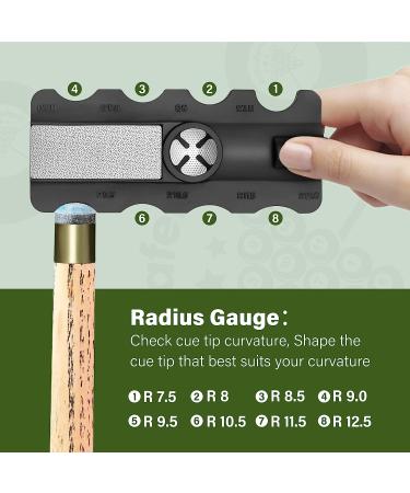 Adhafera Cue Tip Shaper: 5 in 1 Pool Cue Tip Repair Tool & Accessories - Buy Online on GoSupps.com