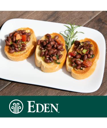 Eden Organic Black Soybeans 15 oz Can (12-Pack) - Complete Protein, No Salt, Non-GMO, Gluten Free, Vegan, Kosher - U.S. Grown, Heat and Serve - Macrobiotic Soy Beans - Buy Online on GoSupps.com