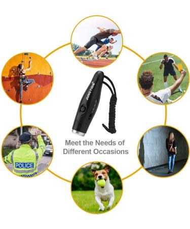 3 Pack Handheld Electronic Whistles with Lanyard - High Volume Outdoor Sport Whistle for Coaches, Referees, P.E. Teacher - Buy Online on GoSupps.com