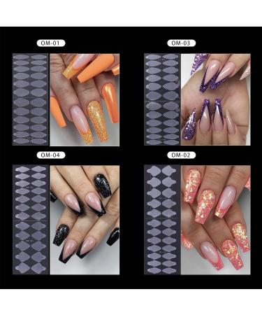 Dual Forms Nail Sticker Gel Extension Quick Building Dual Nail Forms Mould False Nail Tips Reusable Nail Molds French Manicure Tips Inner Mold Onlynery - Buy Online on GoSupps.com