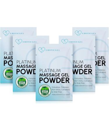 Premium Nuru Massage Gel Powder - 5g Travel Sachet Makes 500ml | Paraben & Glycerine Free Made in Japan - Buy Internationally - Buy Online on GoSupps.com