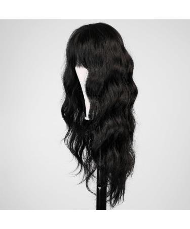 Buy Haircube Black Wig with Pony | Long Wavy & Curly Synthetic Wig for Women | Perfect for Daily & Party Use - Buy Online on GoSupps.com