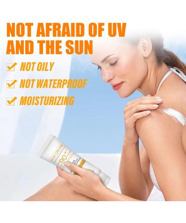 SUN Protect & Moisture Sun Lotion Cream with SPF90 (40g) Moisturising Suncream with SPF90 Advanced Sunscreen Protection Reduces Risk of Sun Allergies for Outdoor - Buy Online on GoSupps.com
