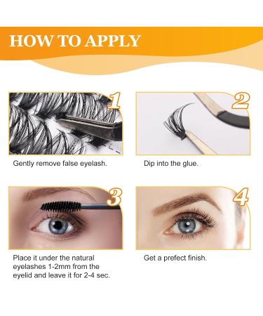 Buy Lash Clusters 0.07D-9-16MIX | Individual & DIY Eyelash Extensions - 280 Clusters for Stunning Looks - Buy Online on GoSupps.com