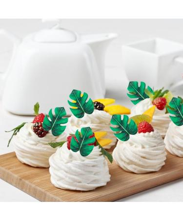 72 Edible Tortendeco Leaves for Cake & Muffin Decoration | Palm & Turtle Leaf Jungle Decor - Perfect for Weddings & Birthdays - Buy Online on GoSupps.com