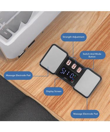 Fuzhui Revitalizing Hand Care - Electrical Multi-Mode Pulse Finger Massager for Mobility & Relief (Metallic Black) | International Shipping - Buy Online on GoSupps.com