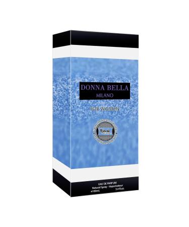 Hybrid & Company Women Donna Bella Milano Light Blue Eau De Parfum Natural Spray Vaporisateur 3.4 Fl Oz Donna Bella Milano Light Blue 3.4 Fl Oz (Pack of 1) - Buy Online on GoSupps.com