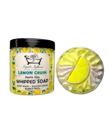 Whipped Soap | Luxurious Kaolin Clay Body Wash | Shower Fluff | Shaving Foam | Shower Cream | Bubble Bath | Handmade Soap | Shower Whip | Seasonal Gifts | Stocking Fillers (LEMON)