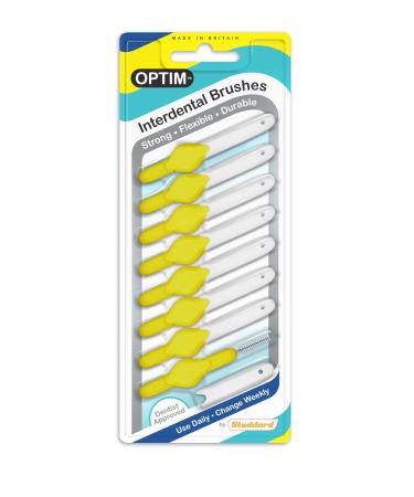 Stoddard Icon Soft Interdental Brushes Fine - 0.7 mm Yellow - 8 Brush Pack