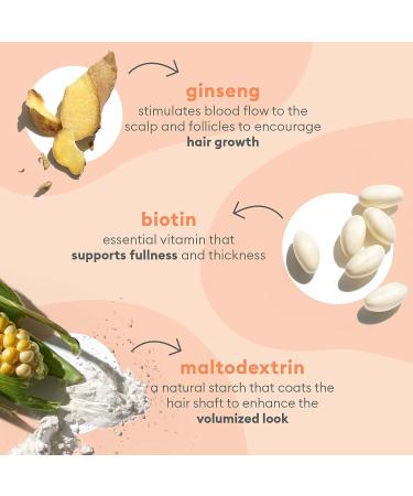 Briogeo Blossom & Bloom Volumizing Shampoo | Ginseng + Biotin Formula for Fine, Thin Hair | Vegan, Phalate & Paraben-Free | 8oz - Buy Online on GoSupps.com