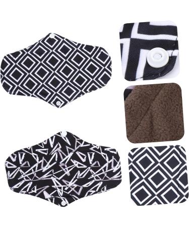 Set of 4 Washable Cloth Panty Liners | Reusable Menstrual & Incontinence Pads | Heavy Flow Washable Napkins | Eco-Friendly Cloth Pads - Buy Online on GoSupps.com