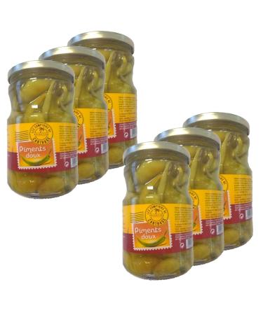 Lot of 6x Sweet Peppers - Les Comptoirs de Carthage - 720ml jar