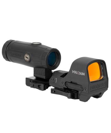 HOLOSUN HS510c Reflex Red Dot Sight + HM3X 3X Magnifier Combo Set