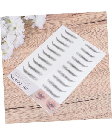 FOMIYES 2pcs 3d Eyebrow Stickers Eye Brow Shaping Kit Stickers Transfer Stickers Simple Man - Buy Online on GoSupps.com