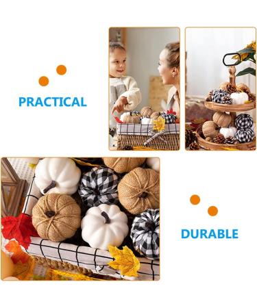 HOMSFOU 48 Pcs Thanksgiving Pumpkin Foam Pumpkin Toy Christmas Pumpkin Artificial Pumpkin Fall Pumpkin Decor Mini Foam Pumpkins Autumn Decor Fake Decoration Fake Pumpkin Environmental Foam - Buy Online on GoSupps.com