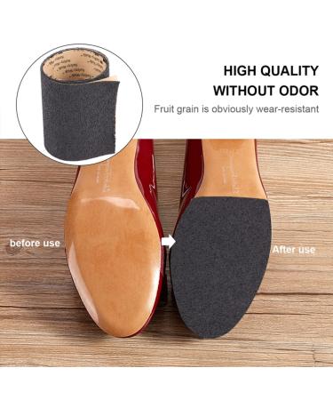 Beaupretty Anti-Slip Shoe Pads - Sole Protection Film & Clear Rubber Stickers for High Heels | Noise Reduction & Grip | 40x10 cm Black - Buy Online on GoSupps.com